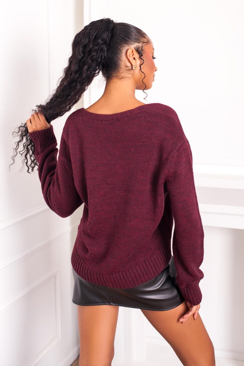 Declare ζακέτα μπορντό - Image 3