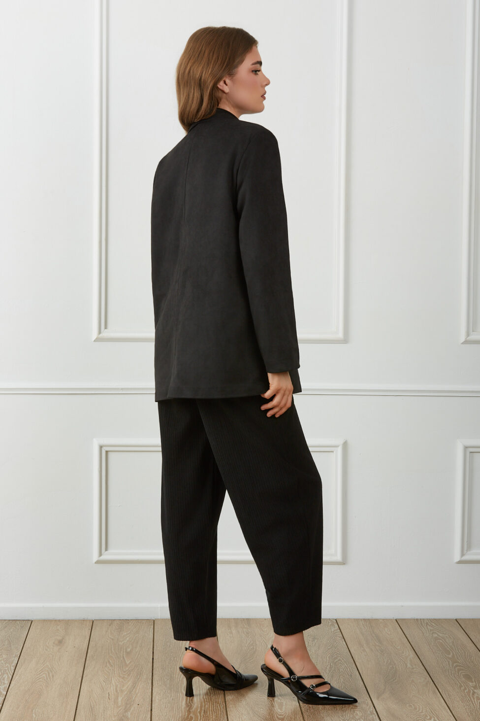 Ellene Σακάκι Σουέτ μαύρο - Image 9