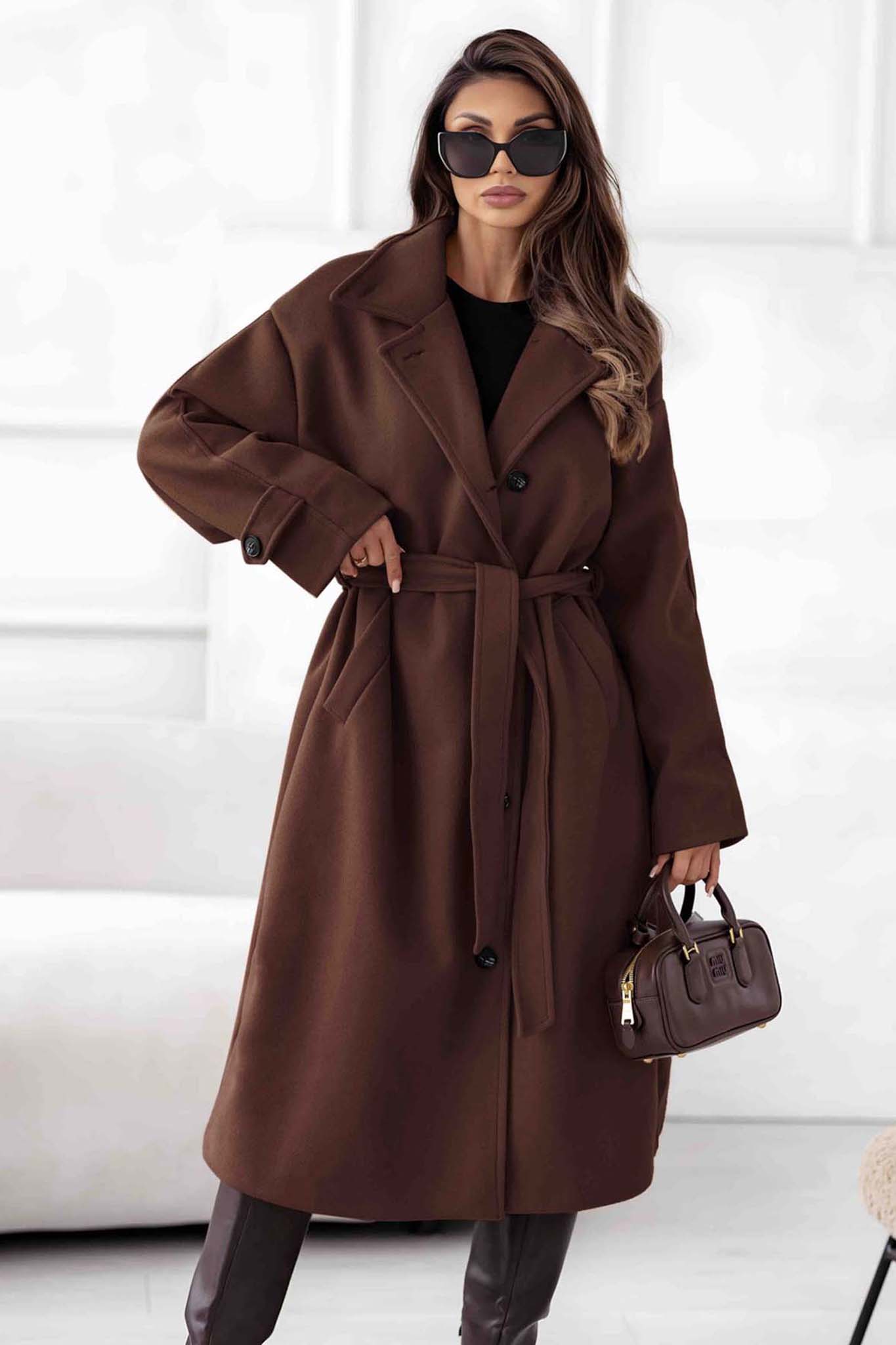 Evera Παλτό καφέ Evera Παλτό καφέ - Image 1