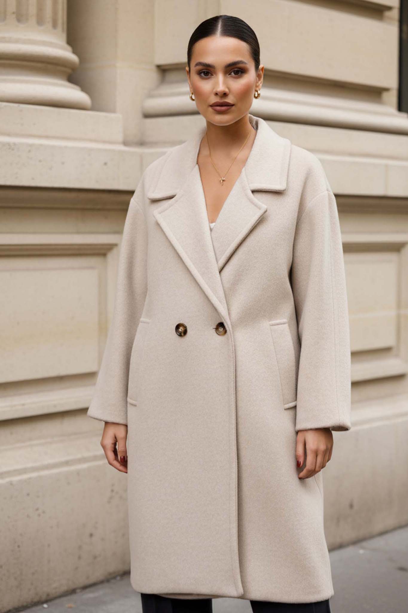 Ismara Παλτό μπεζ Ismara Παλτό μπεζ - Image 1