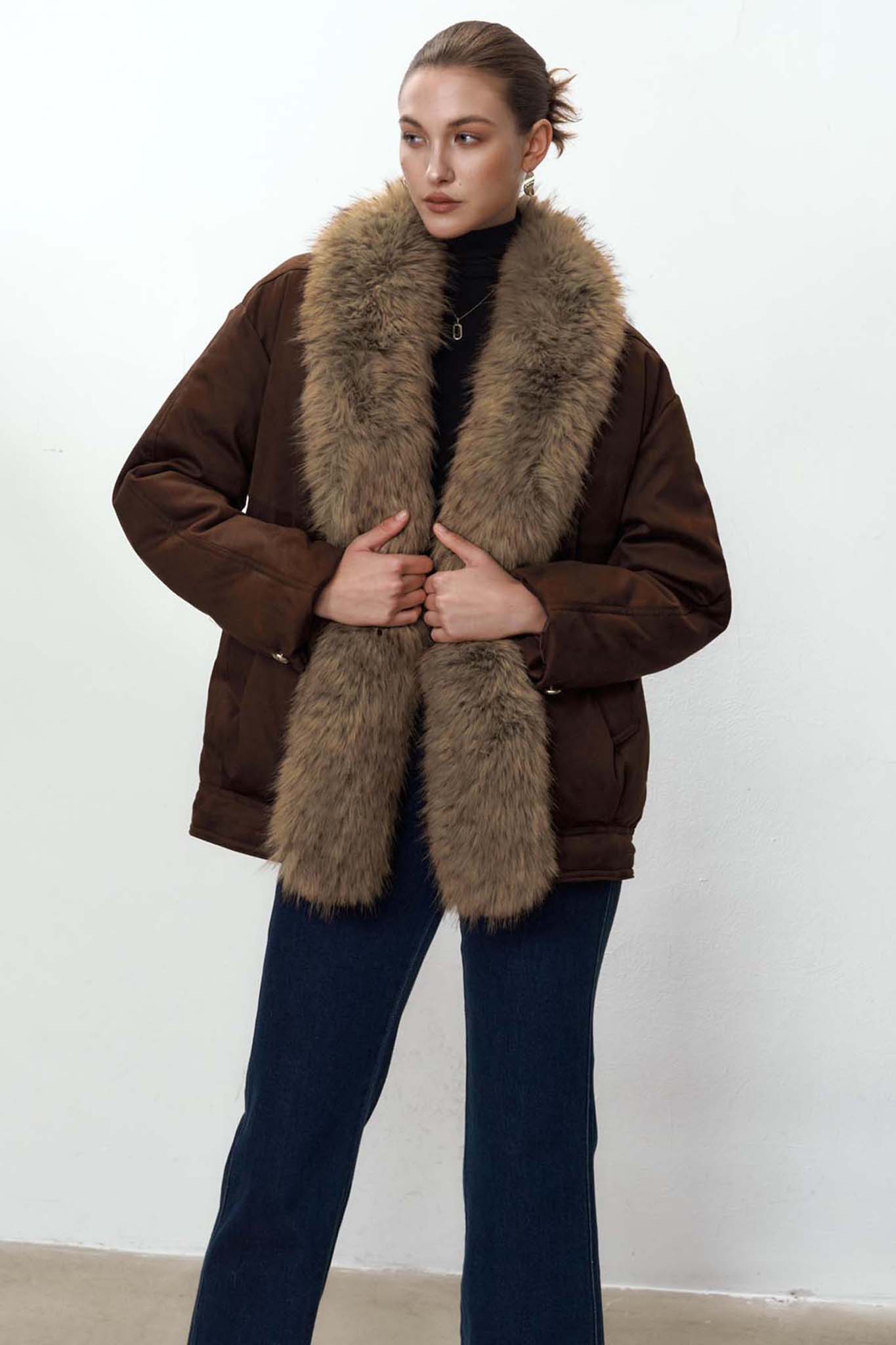 Jeet γούνα καφέ Jeet γούνα καφέ - Image 1