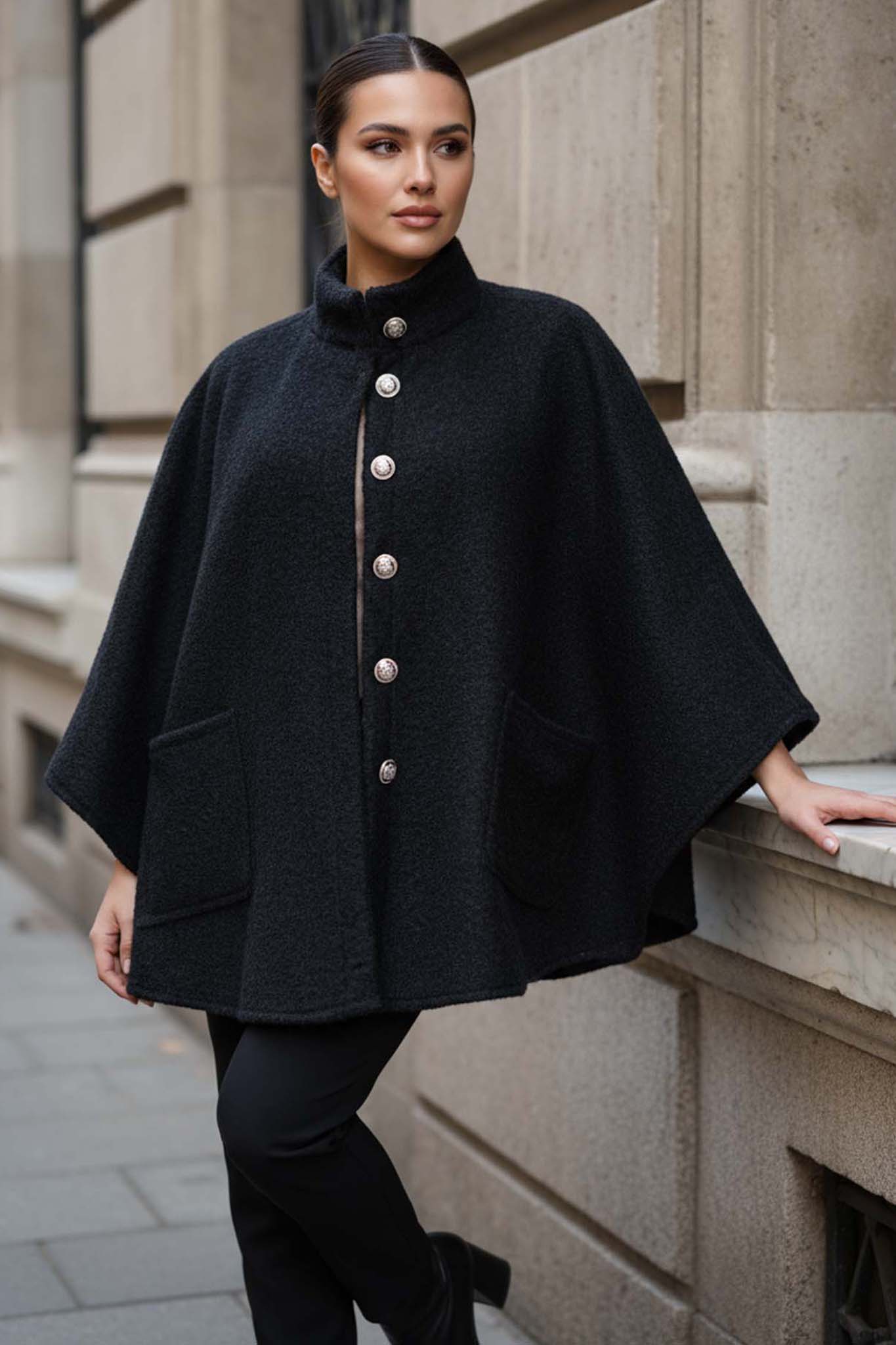 Kapono παλτό μαύρο Kapono παλτό μαύρο - Image 1