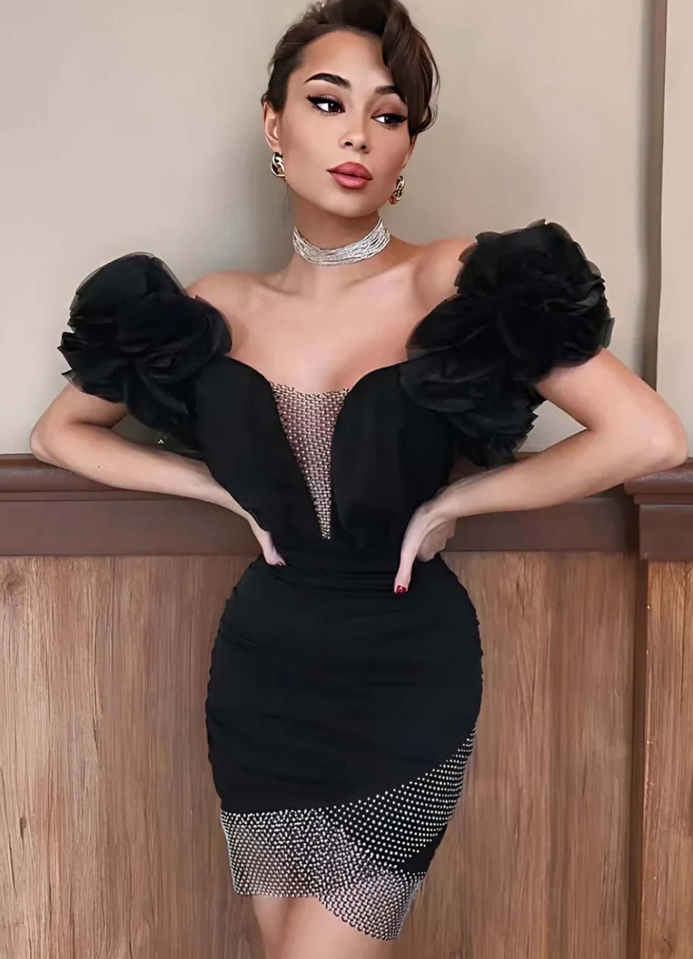 Kovra Μίνι Φόρεμα μαύρο Kovra Μίνι Φόρεμα μαύρο - Image 1