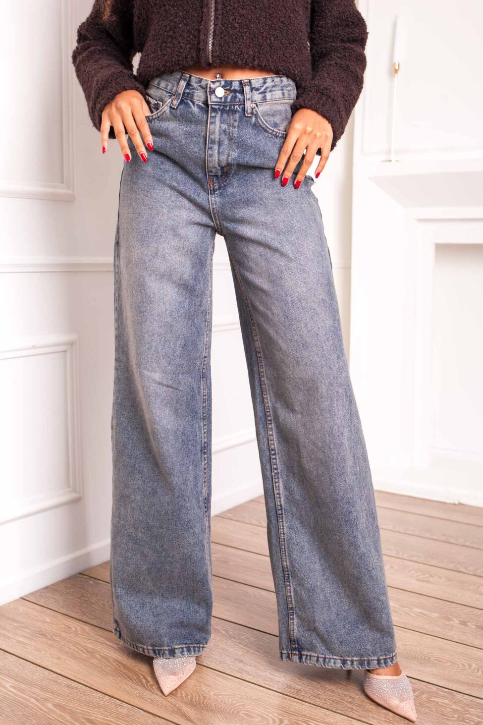 Linum Τζιν Παντελόνι γκρι - Image 2