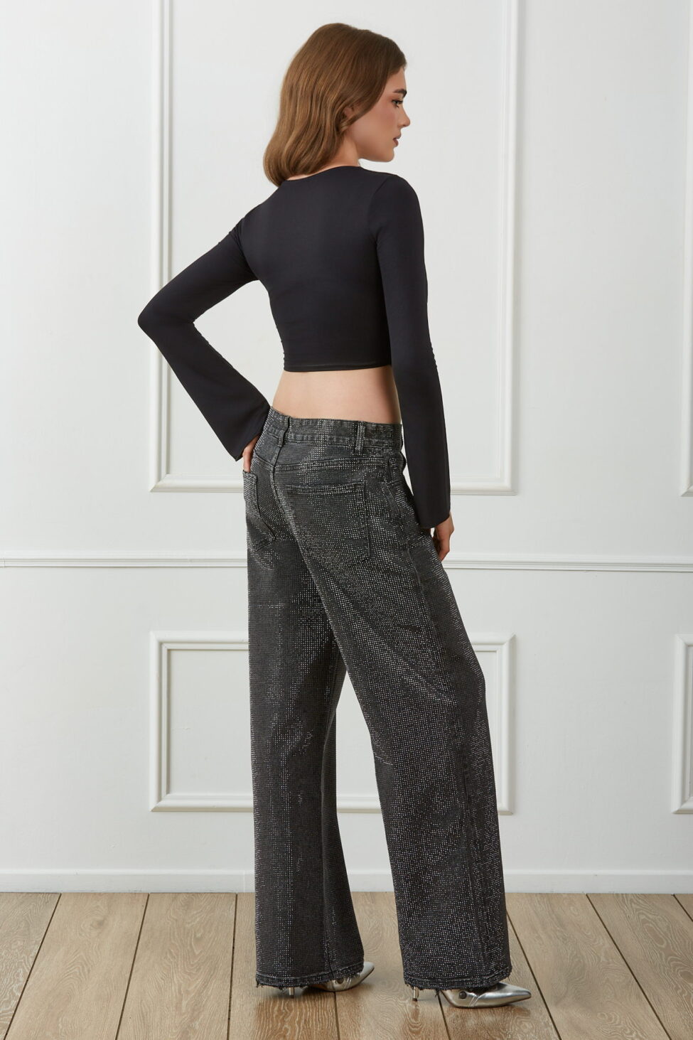 Loukia Μακρυμάνικη Μπλούζα μαύρο - Image 2