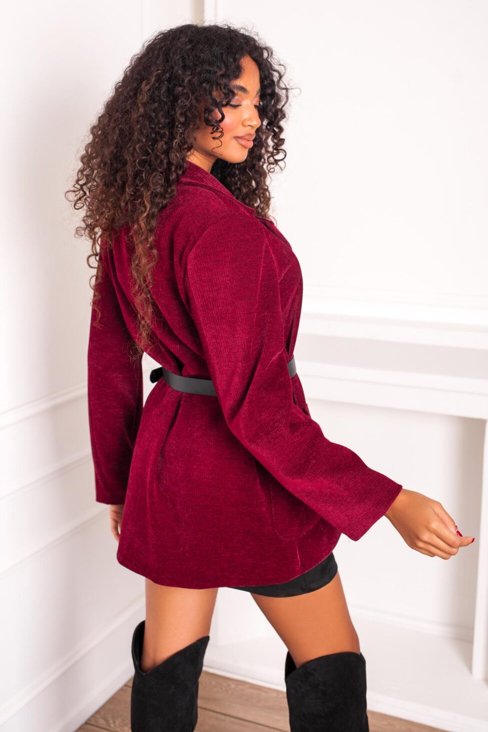 Lucifer Σακάκι μπορντό - Image 3