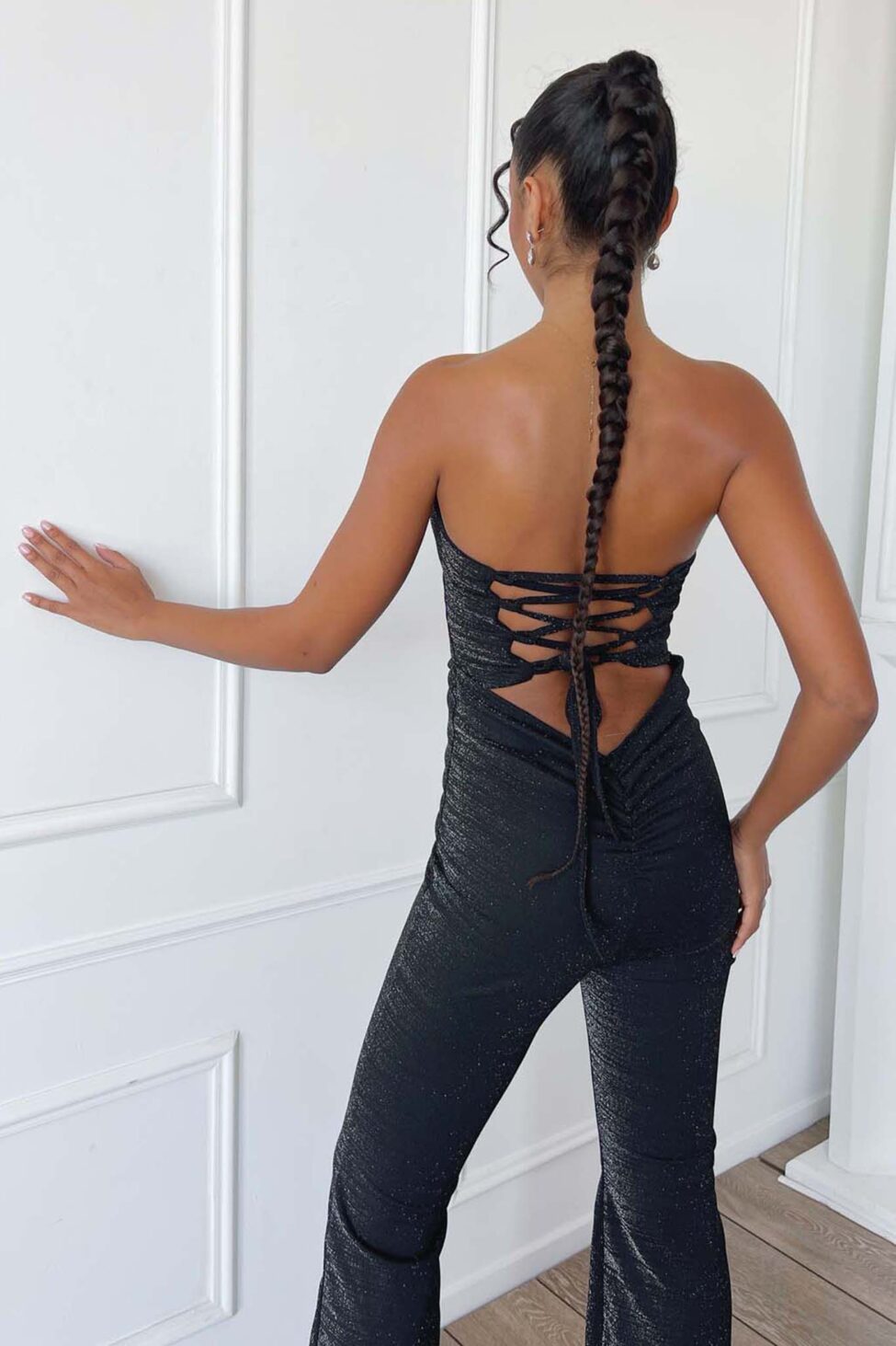 Manhatan ολόσωμη φόρμα μαύρο - Image 2