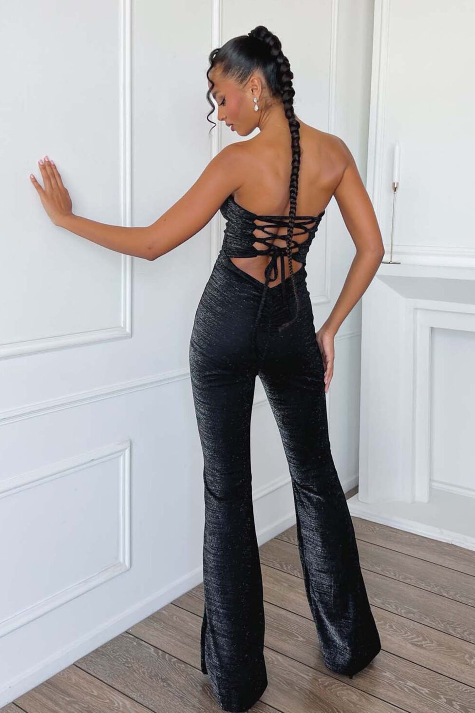 Manhatan ολόσωμη φόρμα μαύρο - Image 3