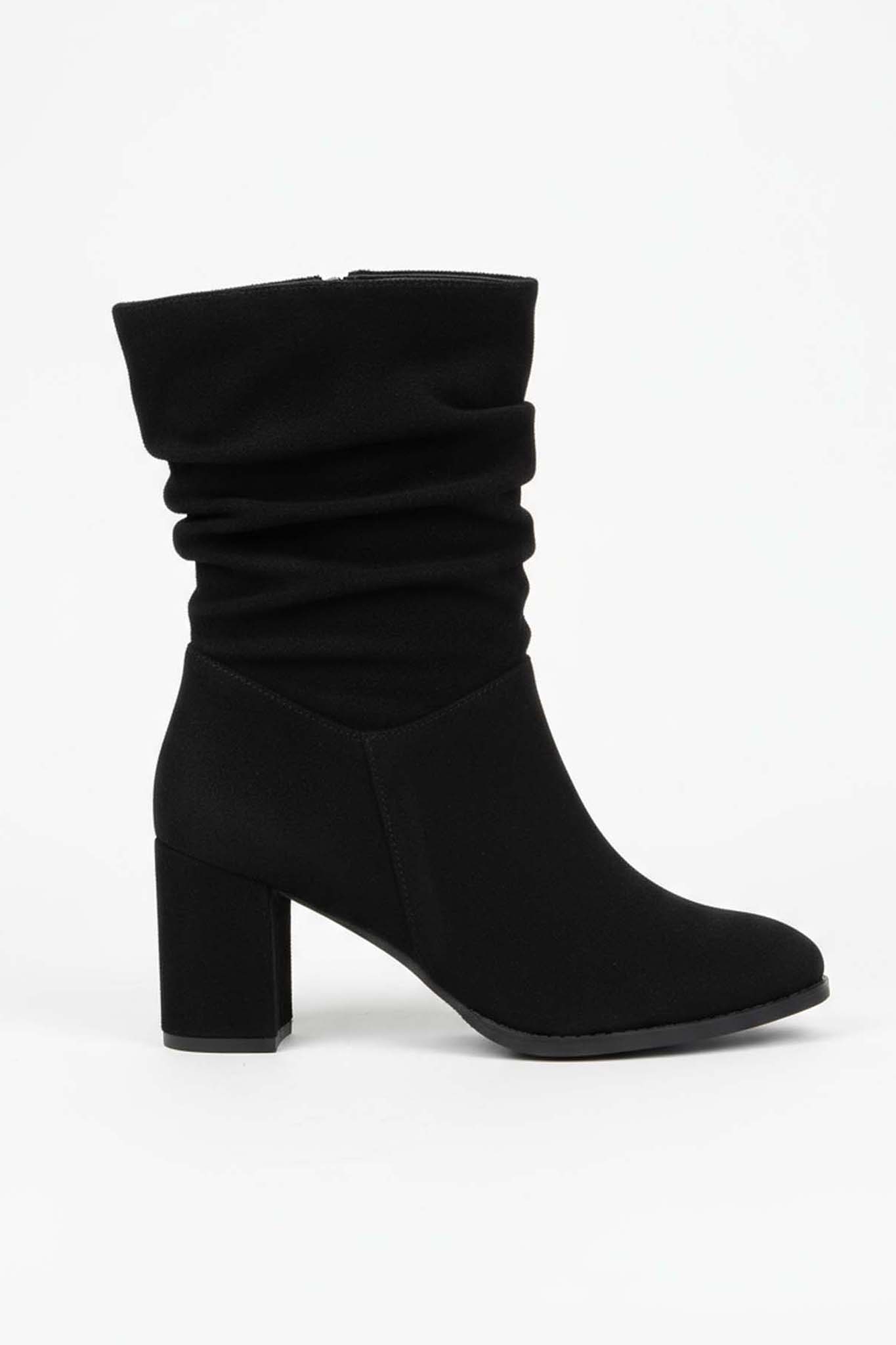 Marmo Μποτάκια Suede μαύρο Marmo Μποτάκια Suede μαύρο - Image 1