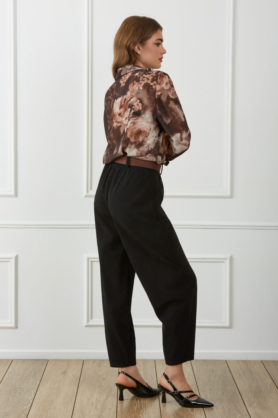 Miralis Πουκάμισο Φλοράλ καφέ - Image 3