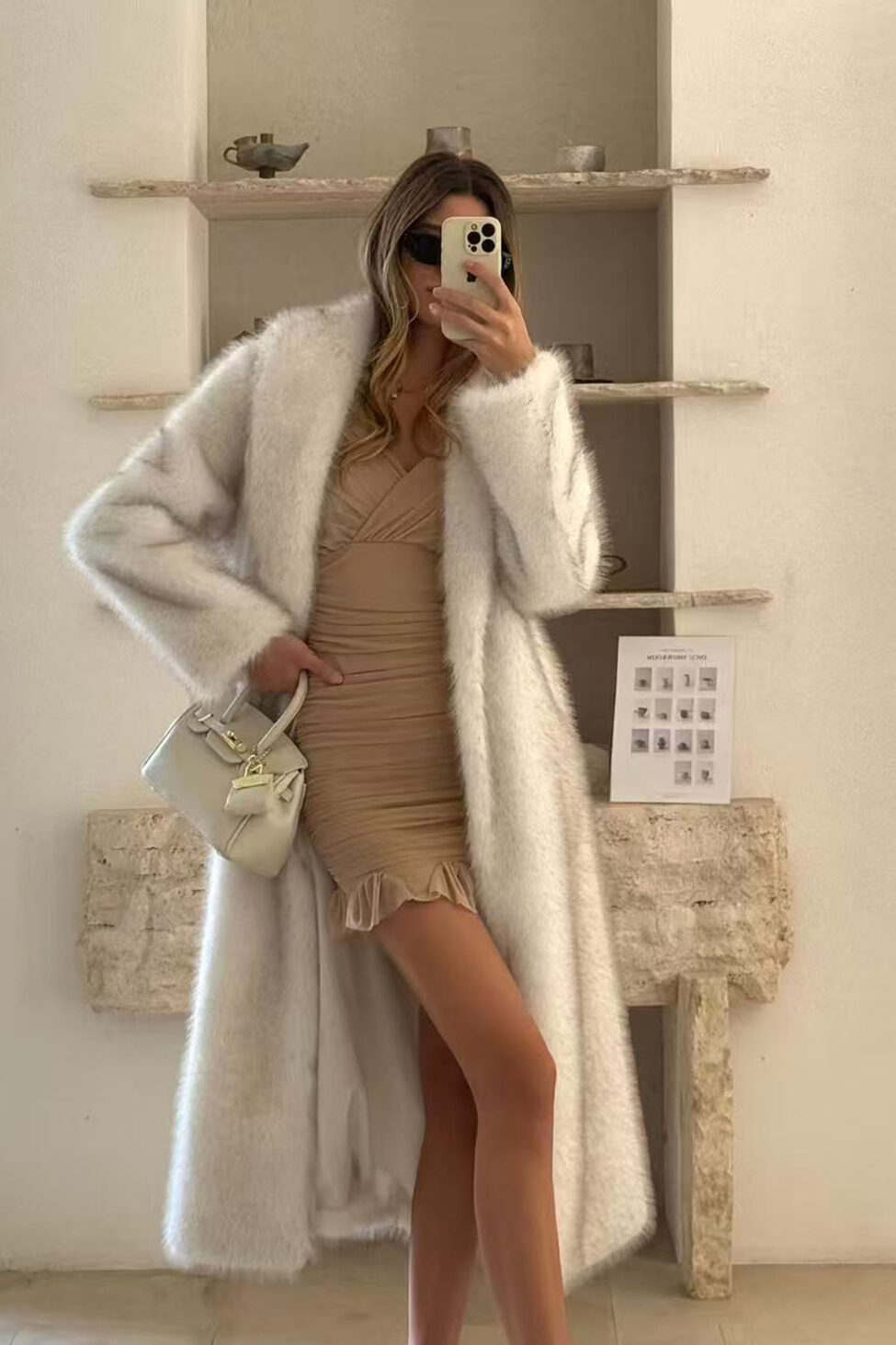 Morrow γούνα εκρού - Image 2