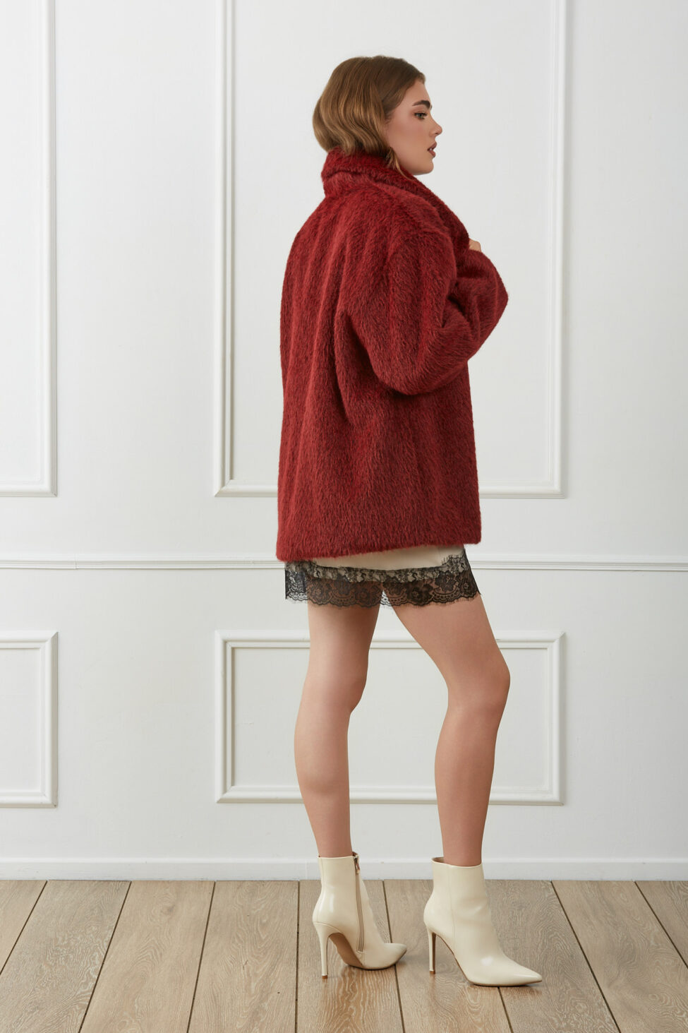 Nuera Πανωφόρι μπορντό - Image 3