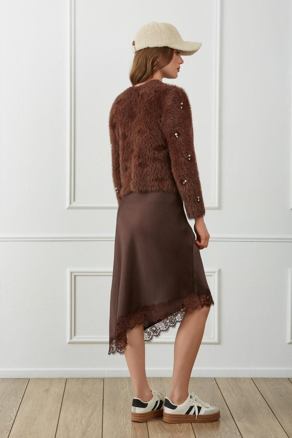 Nurelle Μακριά Φούστα καφέ - Image 11