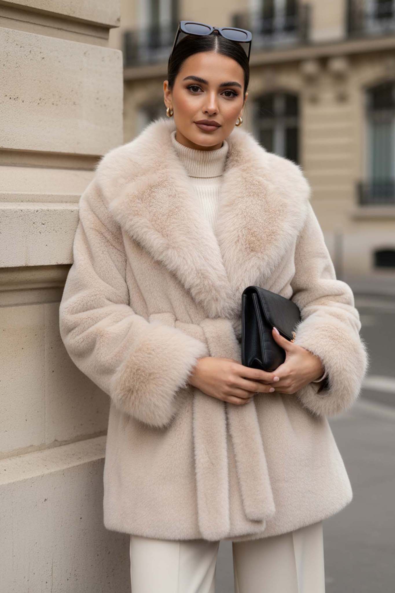 Olympus γούνα μπεζ Olympus γούνα μπεζ - Image 1