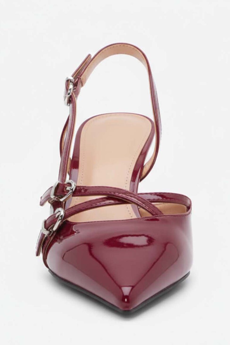 Ophira Γόβες Λουστρίνι μπορντό - Image 2