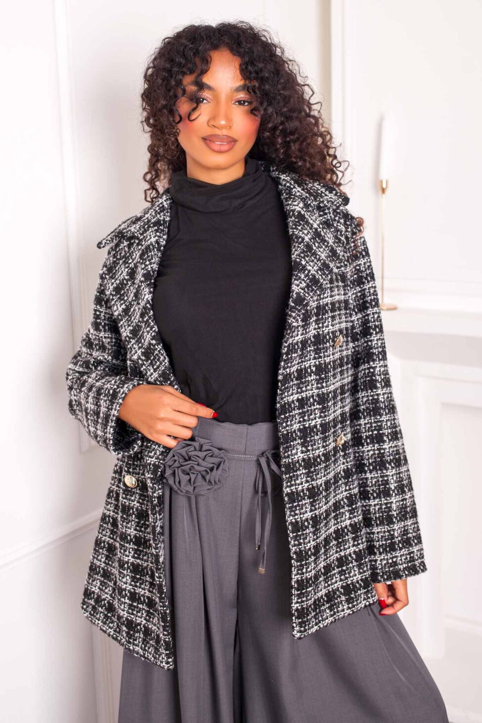 Pepi Σακάκι Καρό μαύρο - Image 3