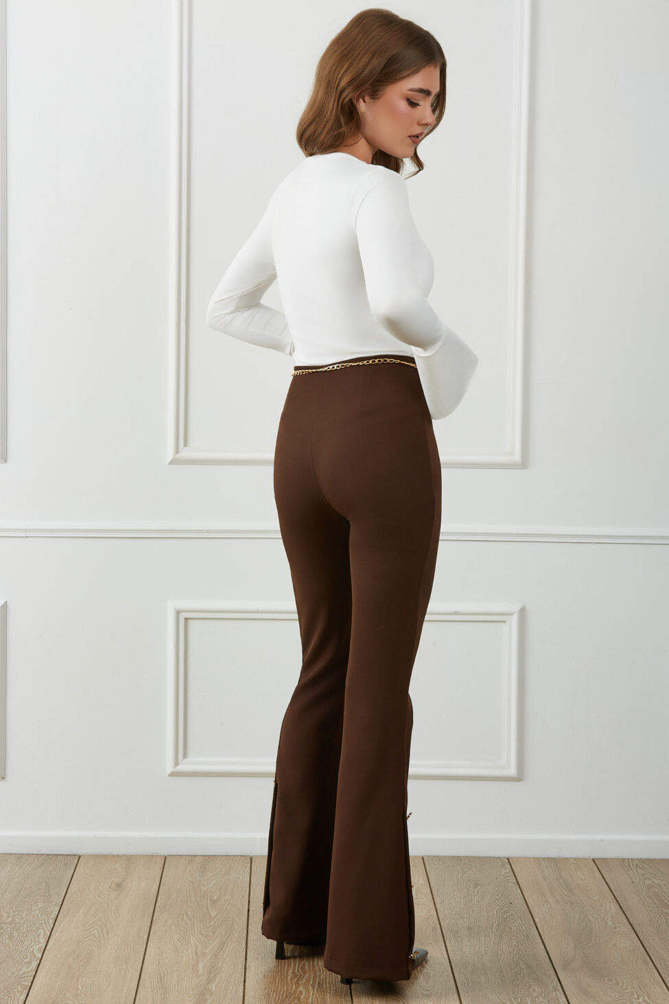 Poppins ελαστικό κορμάκι λευκό - Image 3