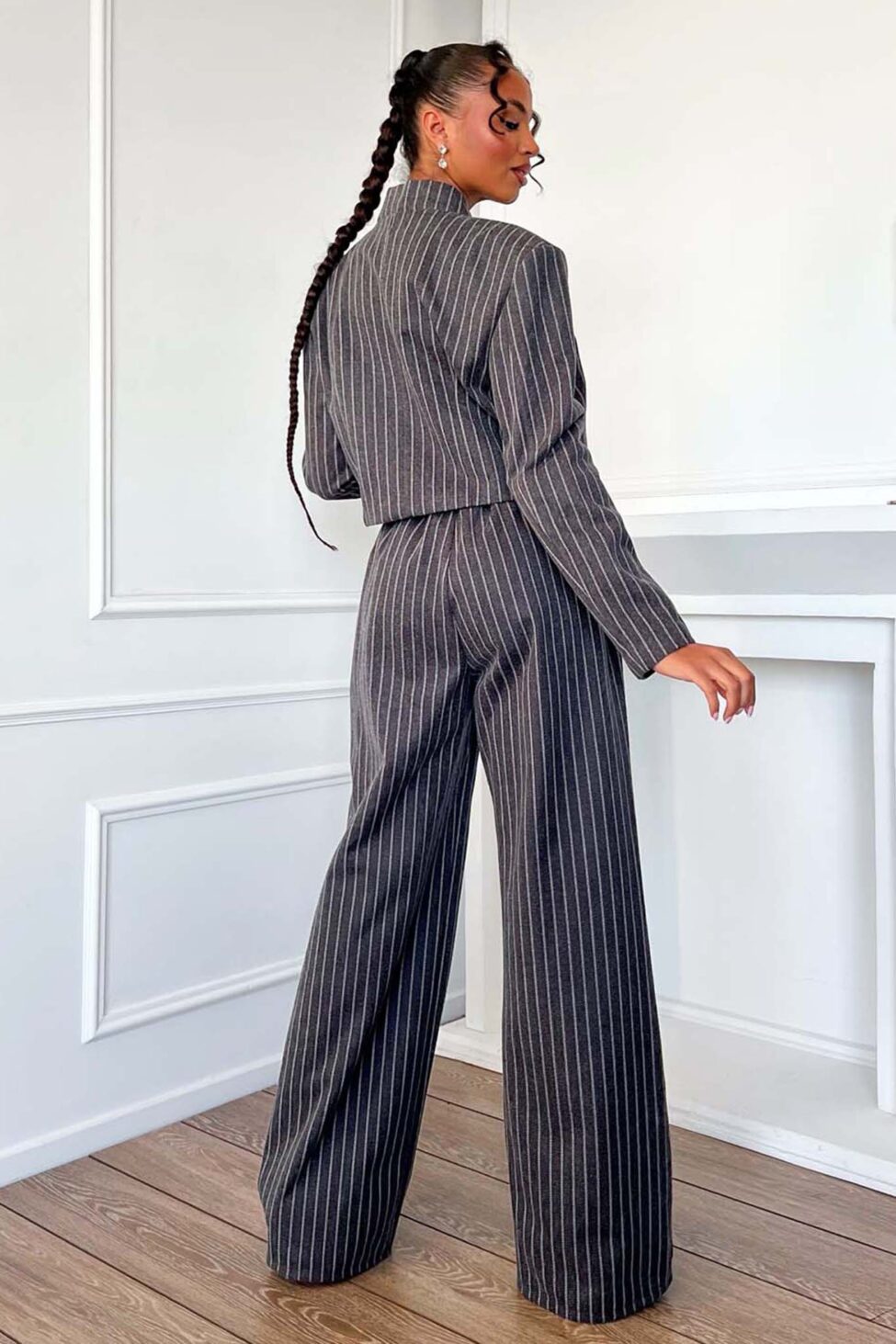 Quell Σετ Σακάκι Παντελόνι γκρι - Image 3