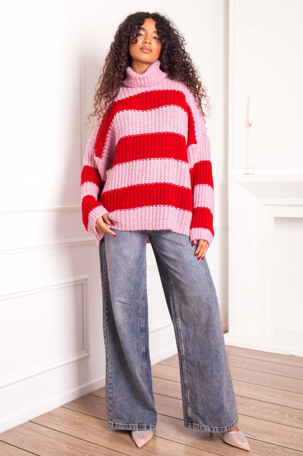 Rapunzel πλεκτή μπλούζα κόκκινο - Image 3