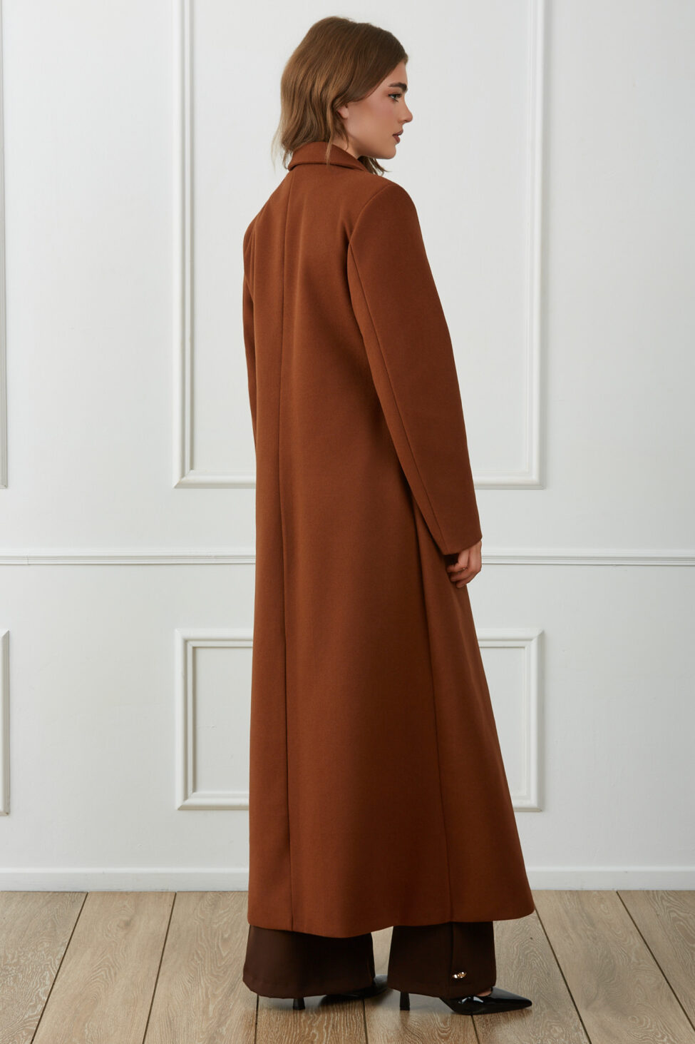 River μακρύ παλτό κάμελ - Image 2