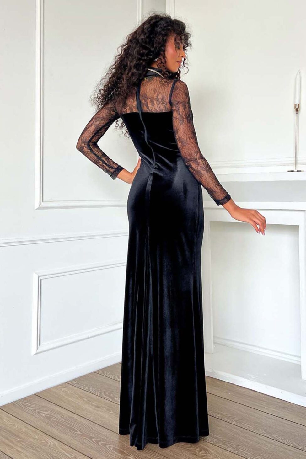 Skygarden μάξι φόρεμα μαύρο - Image 3