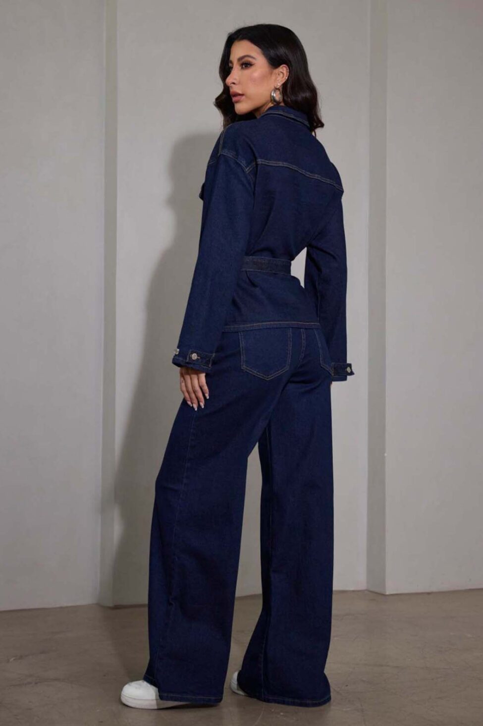 Smarties σετ πουκάμισο παντελόνι τζιν μπλε - Image 9