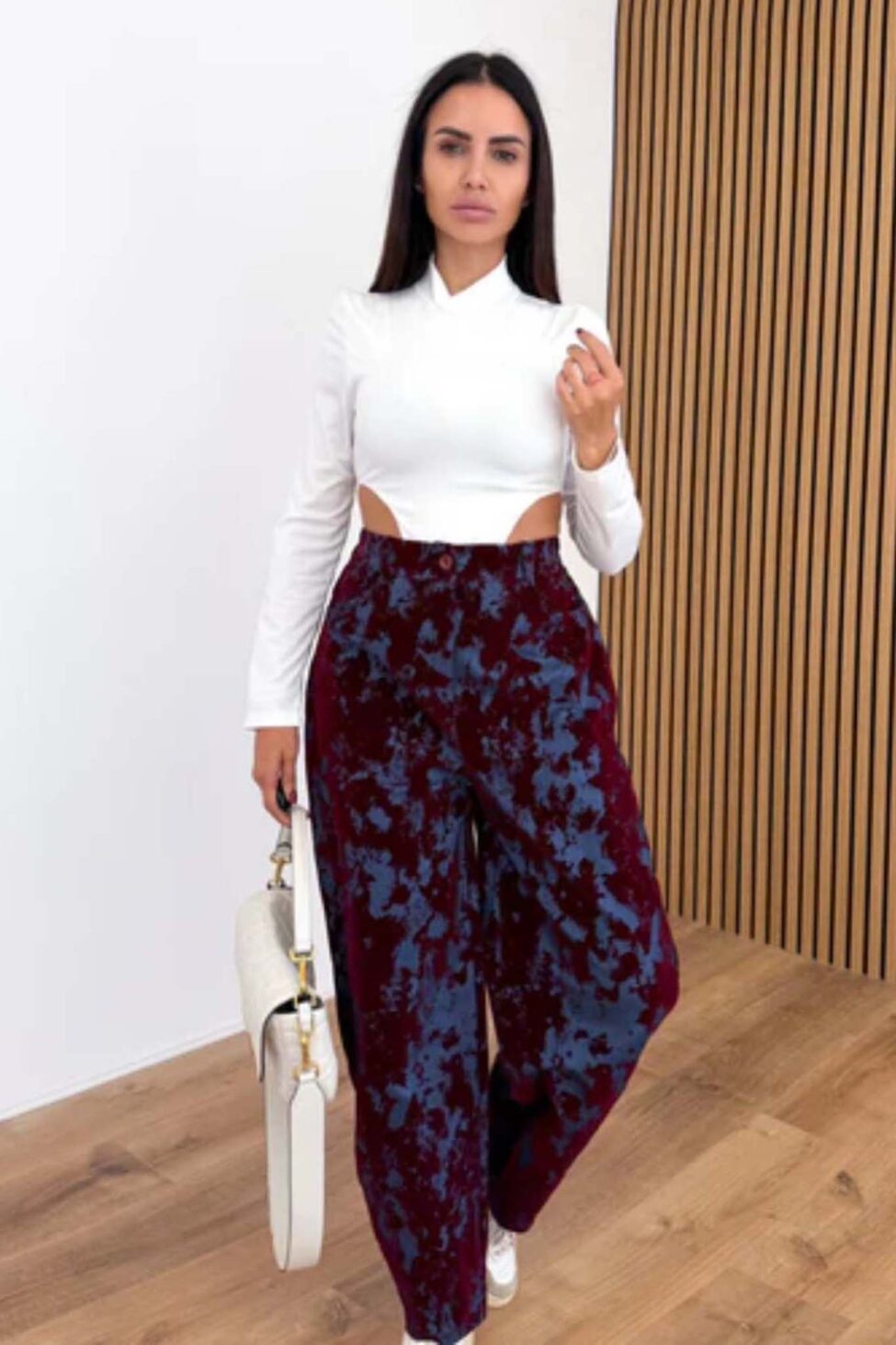 Soma Τζιν Παντελόνι μπορντό - Image 2