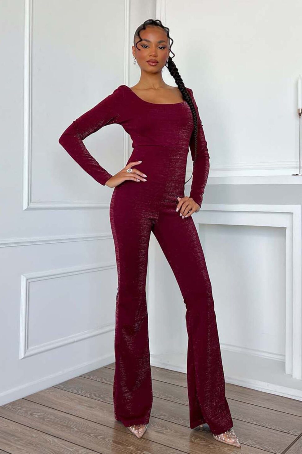 Vellure Ολοσώμη φόρμα μπορντό - Image 3