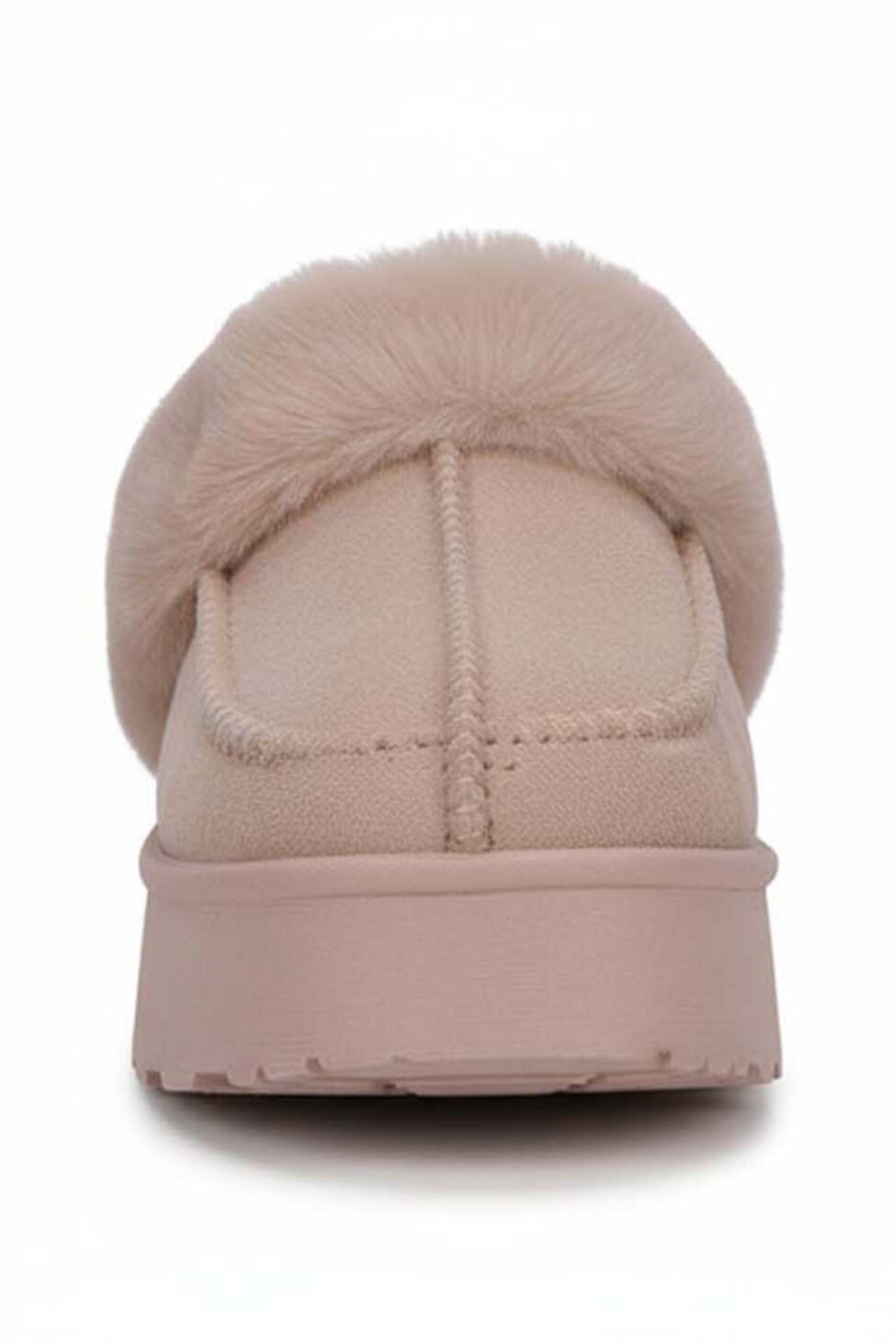 Vestra Παντόφλες Suede Δίσολες μπεζ - Image 2