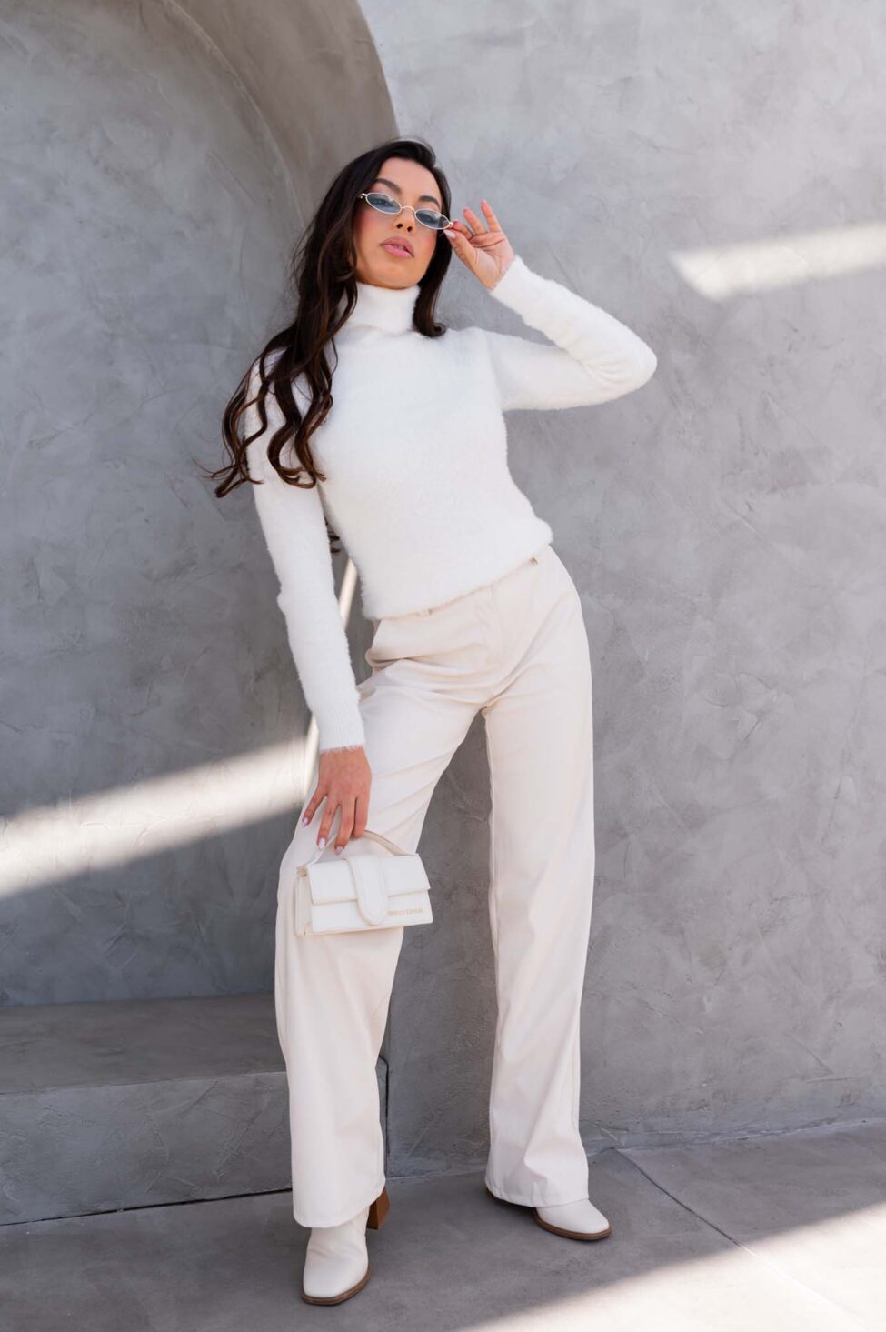 Annette ζιβάγκο πλεκτό τοπ λευκό - Image 4