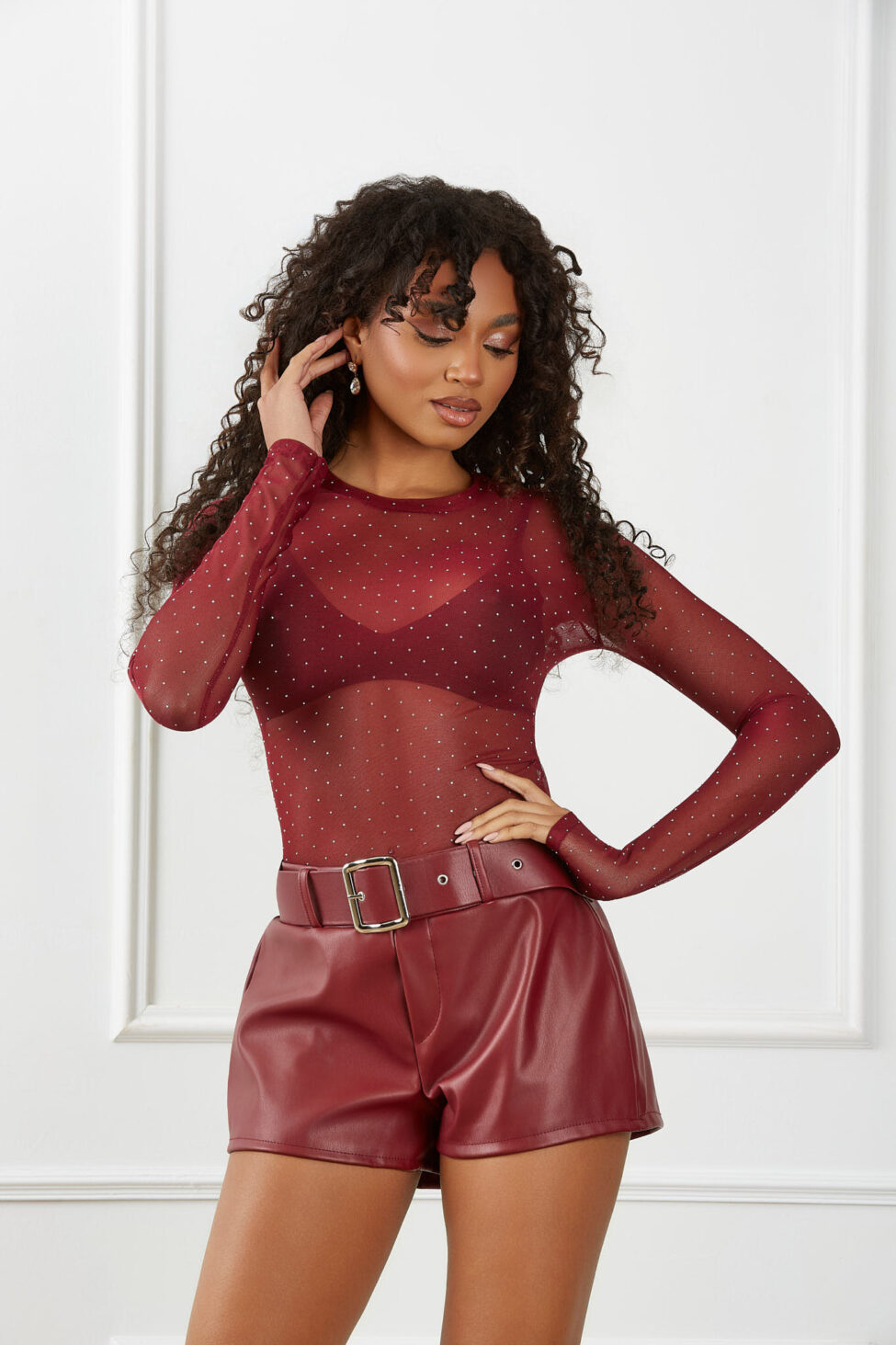Astrae Μακρυμάνικη Μπλούζα μπορντό - Image 3