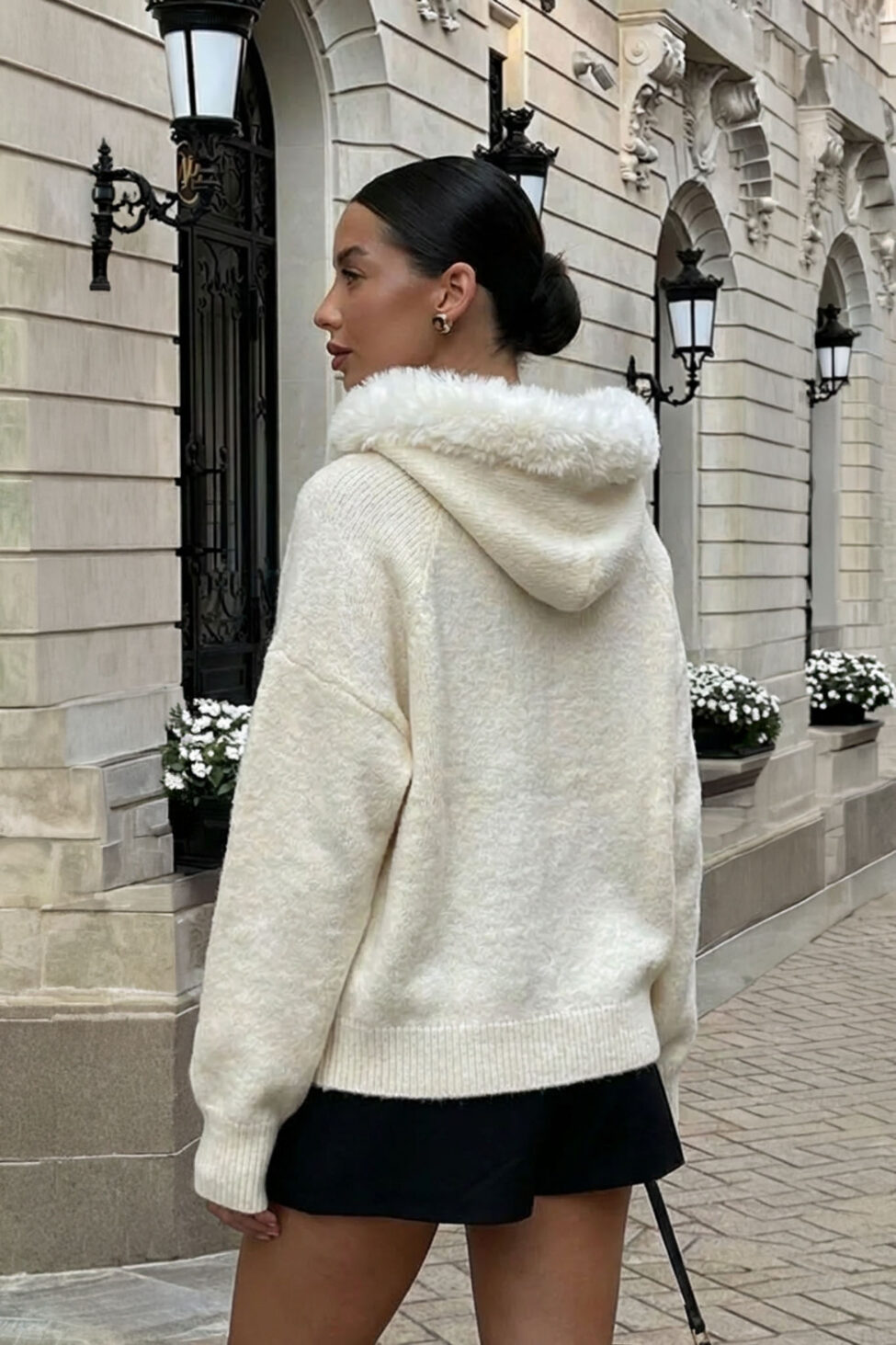 Cozy φούτερ εκρού - Image 2