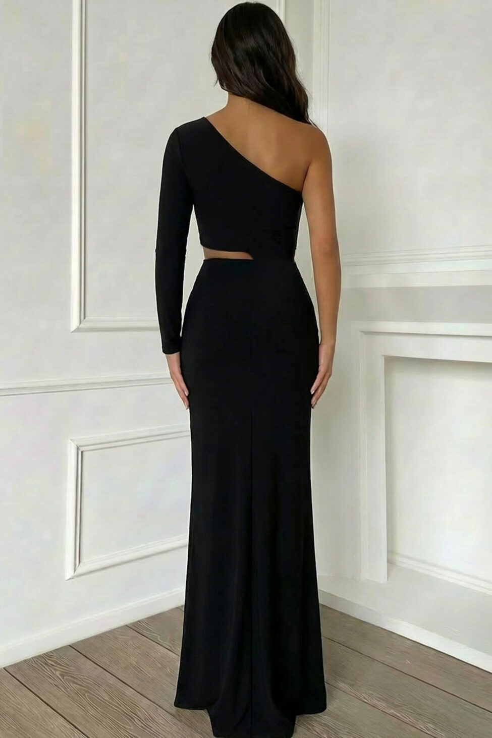 Divas μάξι φόρεμα μαύρο - Image 2
