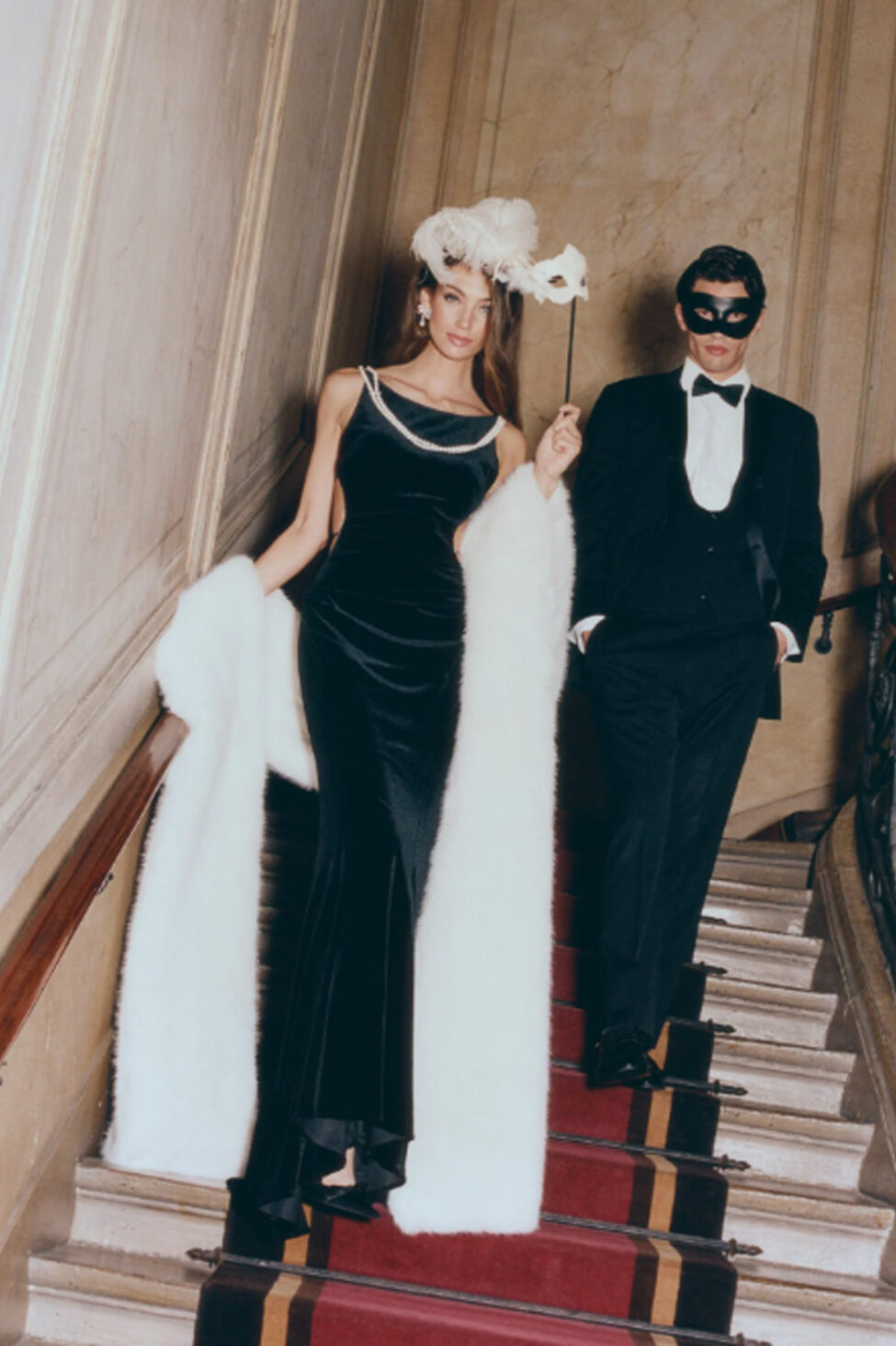 Jadore Φόρεμα Μάξι Βελούδινο Εξώπλατο μαύρο - Image 2