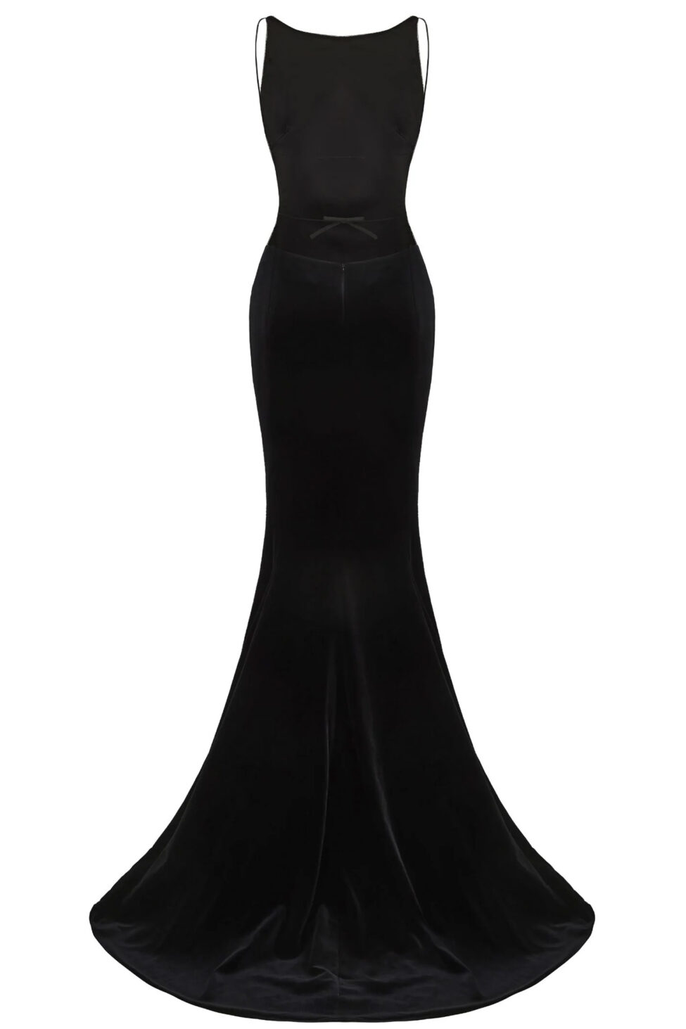 Jadore Φόρεμα Μάξι Βελούδινο Εξώπλατο μαύρο - Image 3
