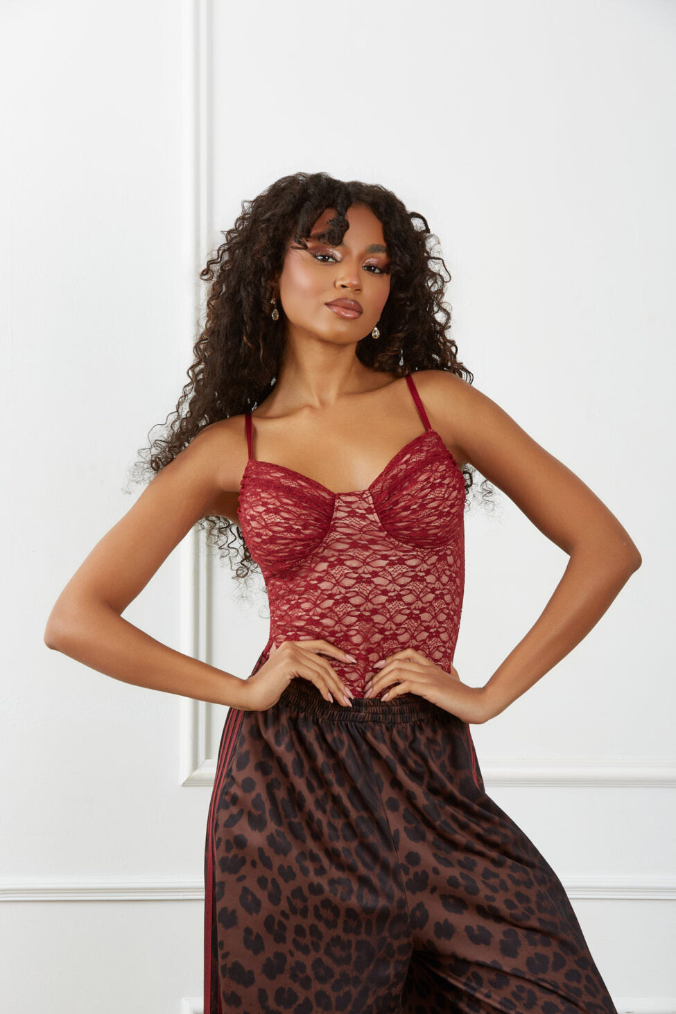 Karma Ολόσωμο Κορμάκι μπορντό - Image 2