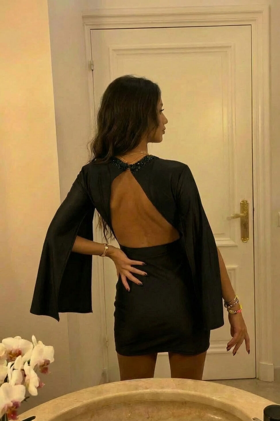 Kartel Φόρεμα Μίνι Με Παγιέτα μαύρο - Image 2