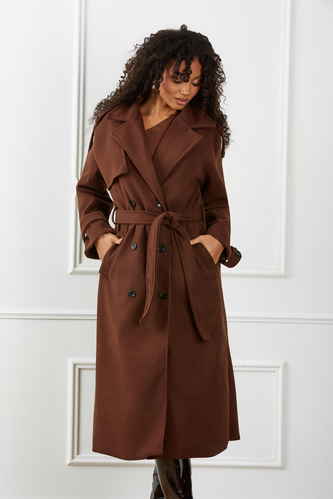 London Baby Παλτό καφέ London Baby Παλτό καφέ - Image 1