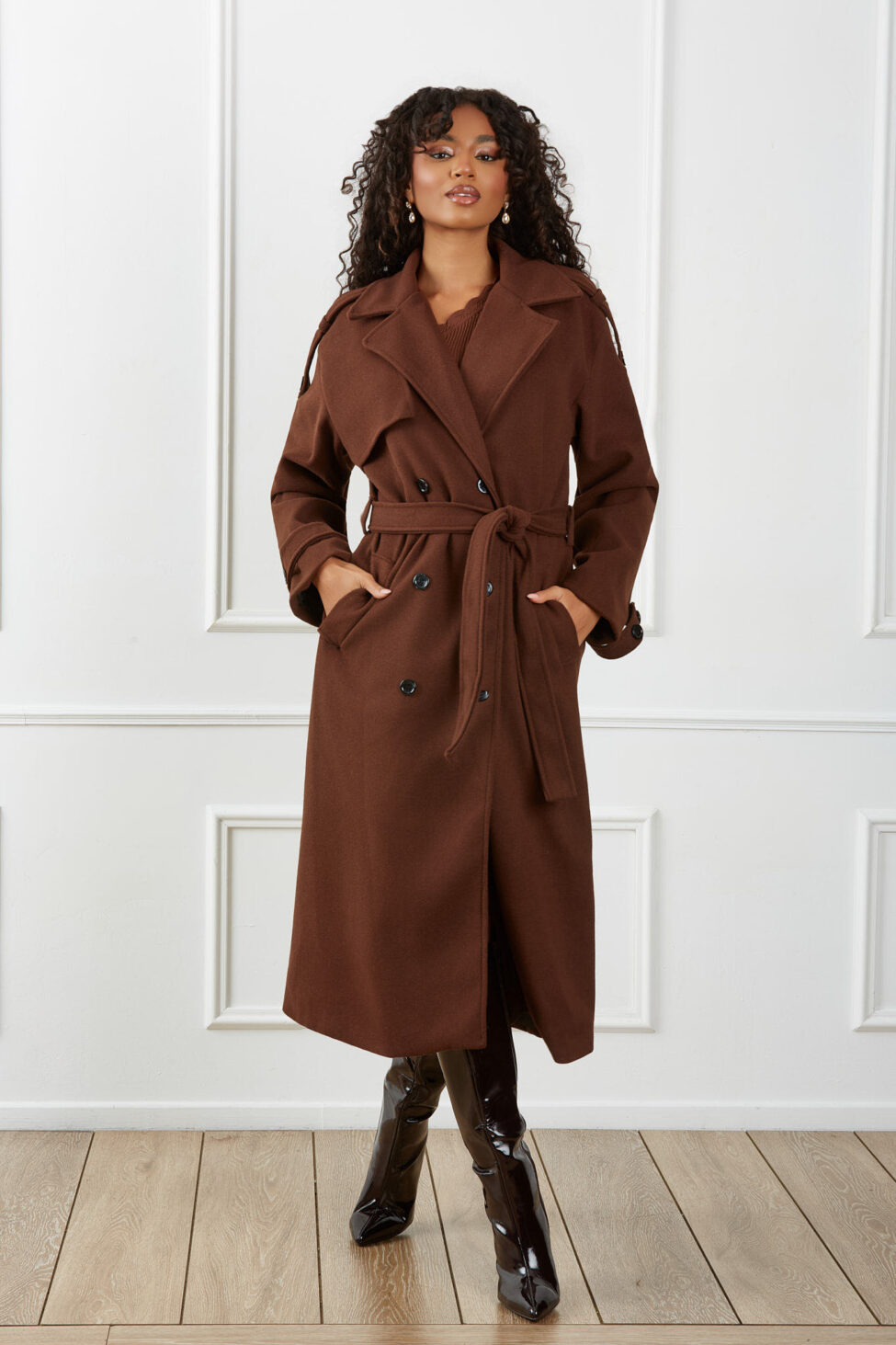 London Baby Παλτό καφέ - Image 3