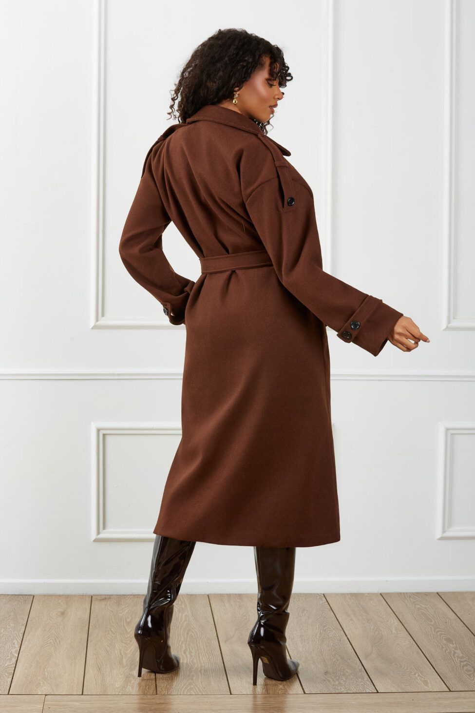 London Baby Παλτό καφέ - Image 4