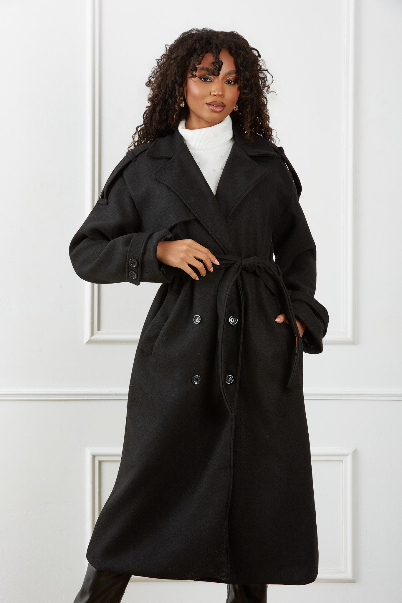 London Baby Παλτό μαύρο London Baby Παλτό μαύρο - Image 1