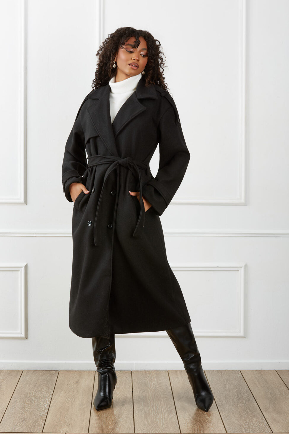 London Baby Παλτό μαύρο - Image 3