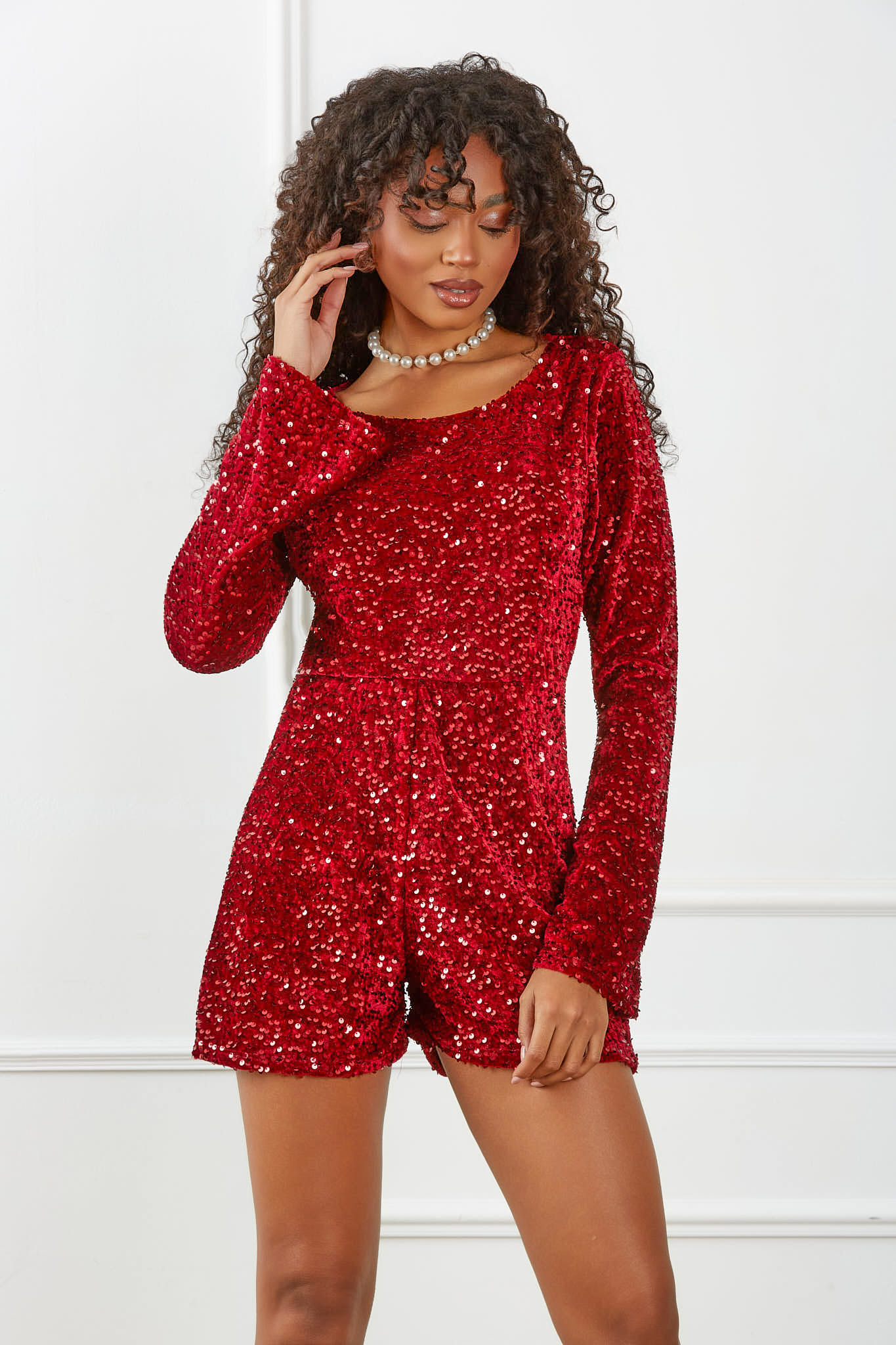 Marcellus ολόσωμο σορτς κόκκινο Marcellus ολόσωμο σορτς κόκκινο - Image 1