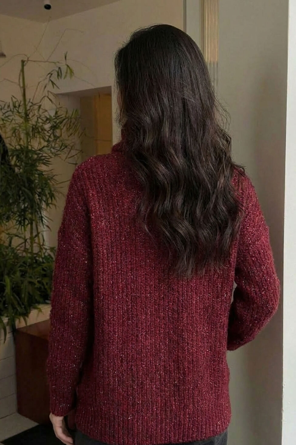 Maude πουλόβερ ζιβάγκο μπορντό - Image 2