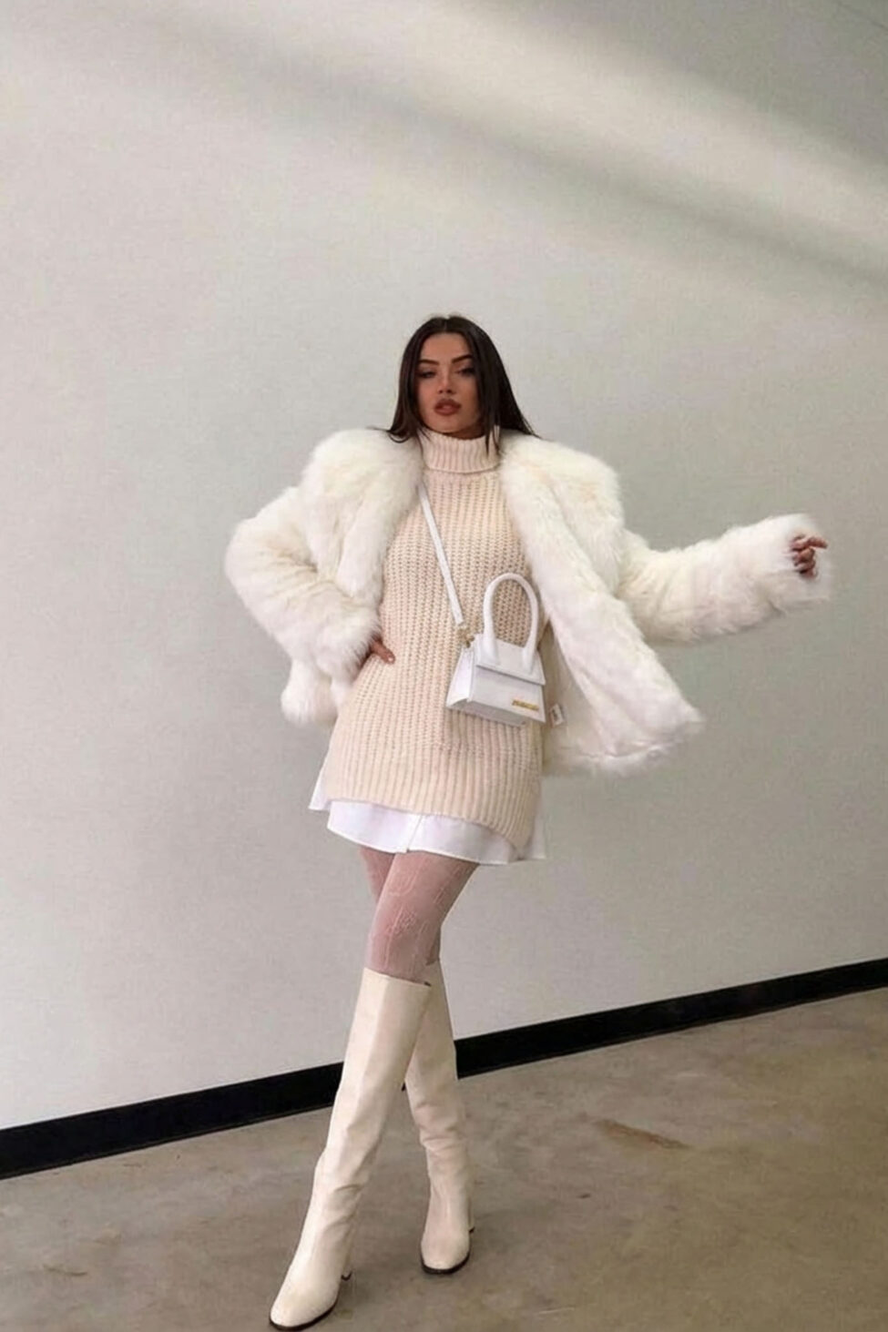 Moren γούνα λευκό - Image 2