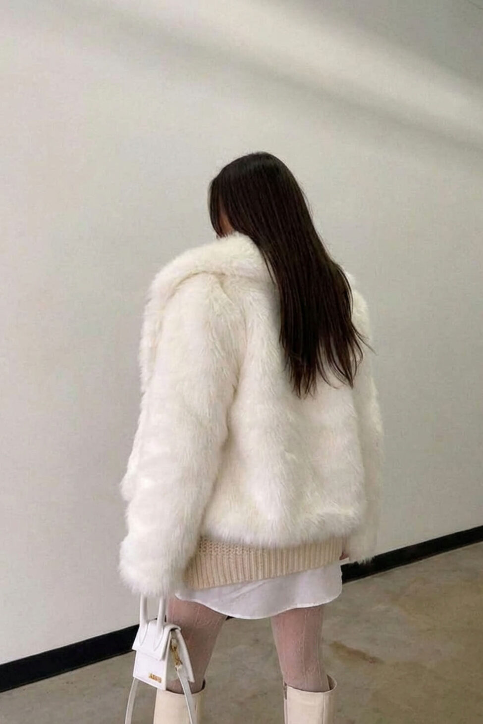 Moren γούνα λευκό - Image 3