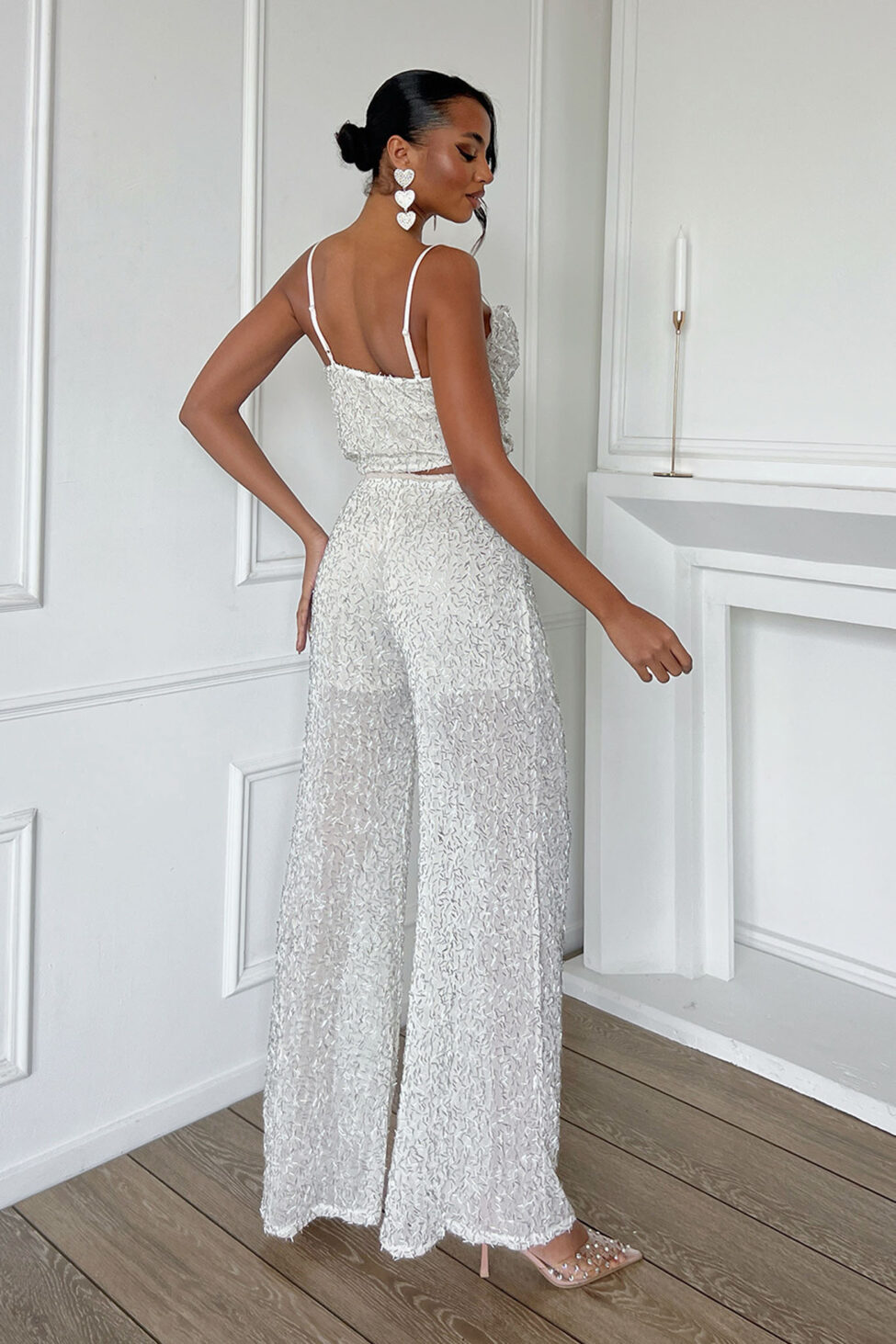 Sayak Σετ Φούστα Τοπ μπεζ - Image 3