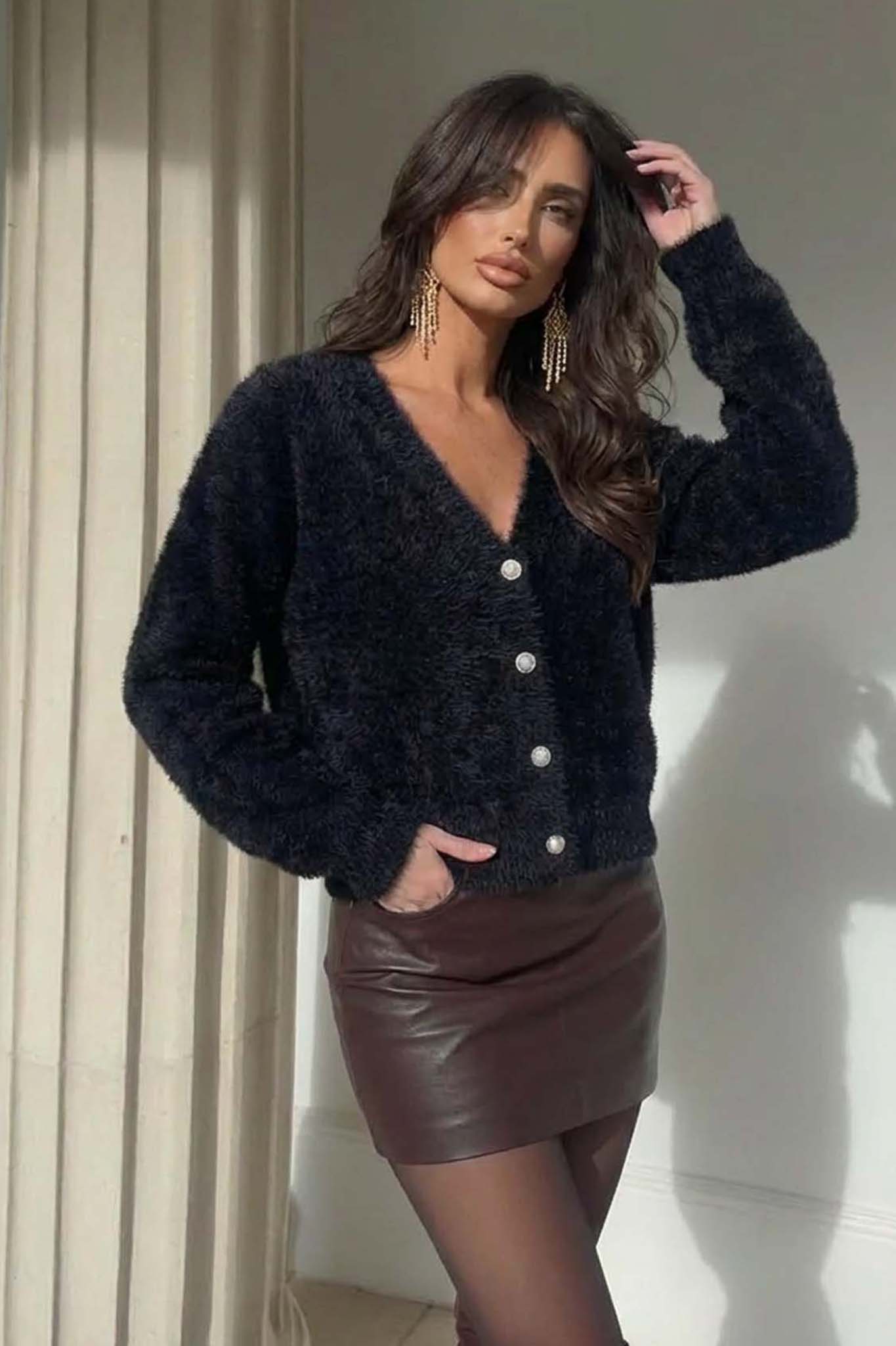 7Rozalia Ζακέτα μαύρο Rozalia Ζακέτα μαύρο - Image 1