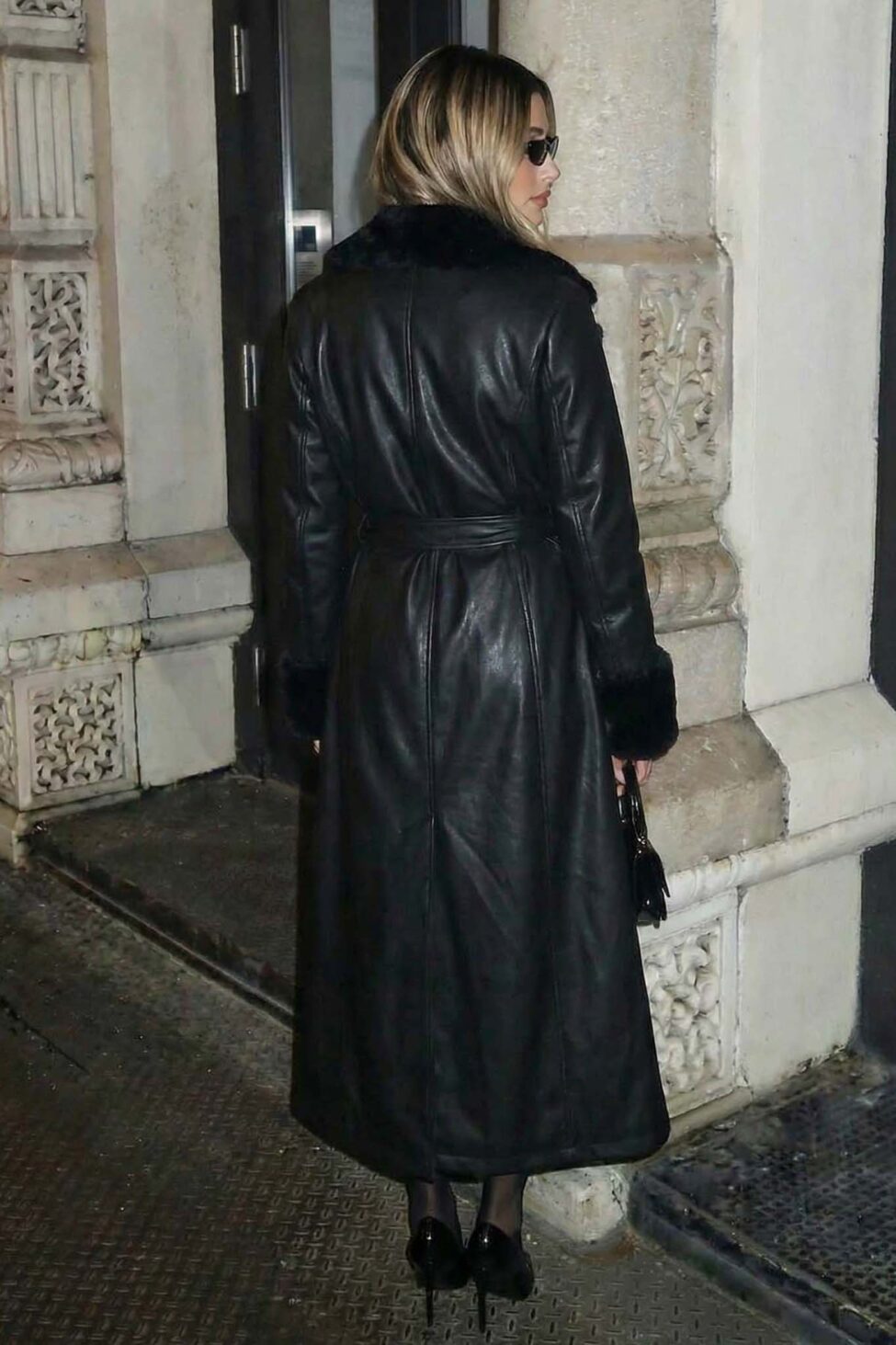 Arctic Παλτό από οικολογικό δέρμα μαύρο - Image 3