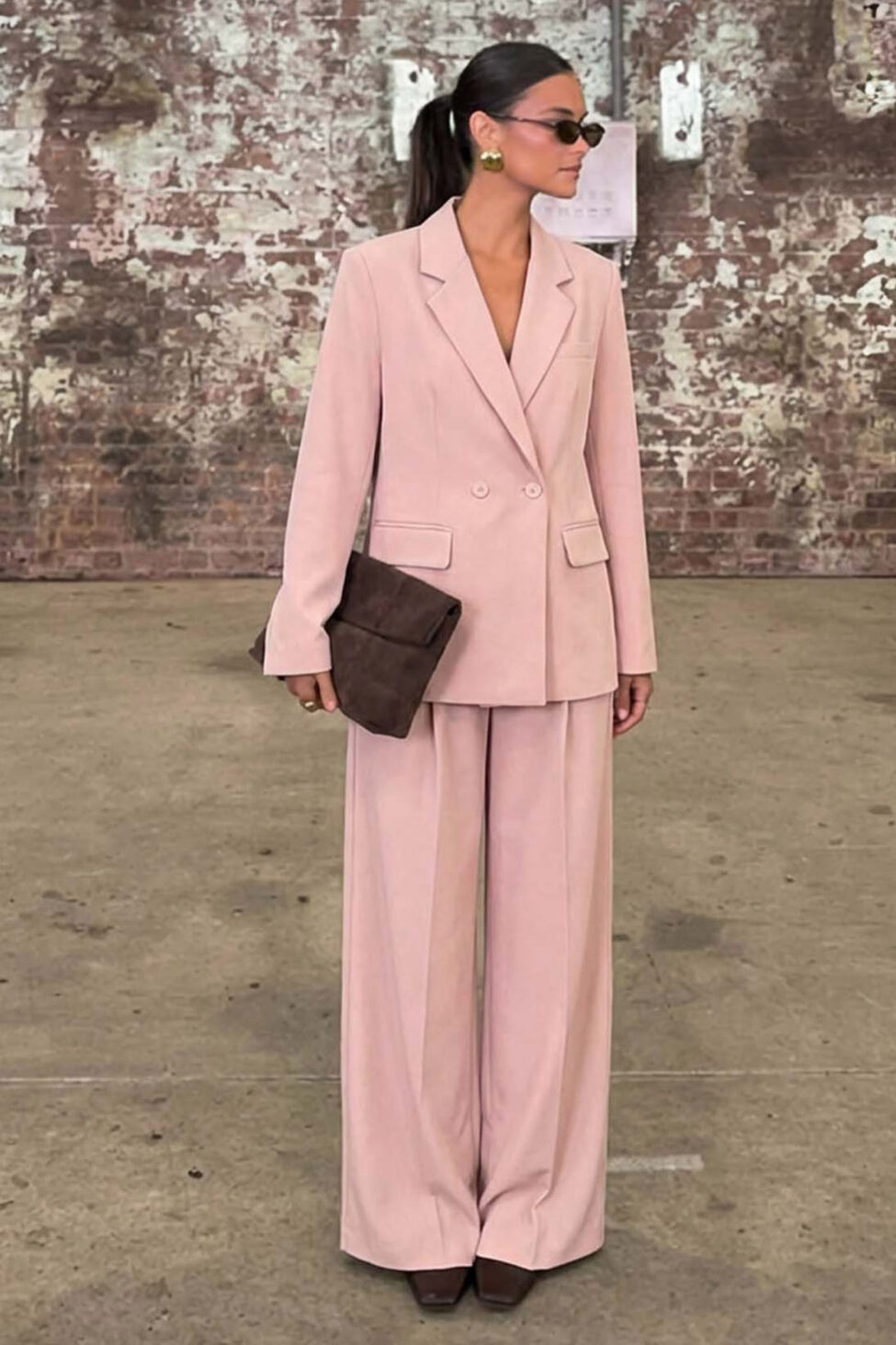 Asteras σετ σακάκι με ωπαντελόνι ροζ - Image 2